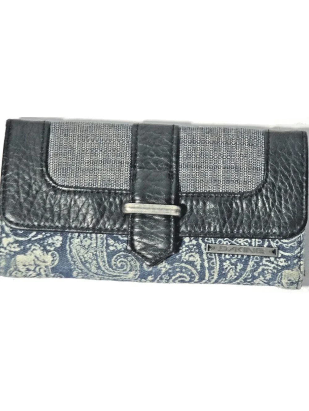 Boho Blue Paisley Dakine Penelope Makani Wallet Blue Paisley Fold Clutch